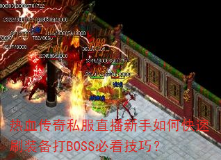 ��Ѫ����˽��ֱ��������ο���ˢװ����BOSS�ؿ����ɣ�