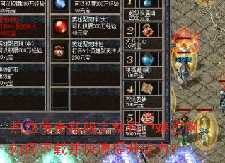 ��Ѫ����˽�������ͻ��˹���������ز���������ս����