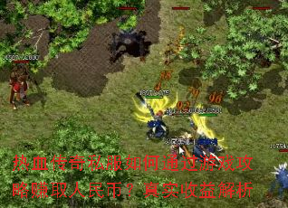 ��Ѫ����˽�����ͨ����Ϸ����׬ȡ����ң���ʵ�������