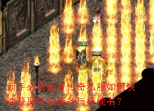 新手必看新开传奇私服如何快速获取高级装备与技能书? 新手必看新开传奇私服如何快速获取高级装备与技能书?