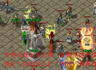 ����˽����ұؿ�����ο���������װ�����ǿ����BOSS��ô��PK��������Щ��