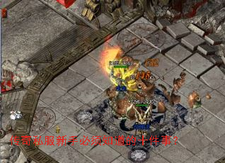 传奇私服新手必须知道的十件事? 传奇私服新手必须知道的十件事?