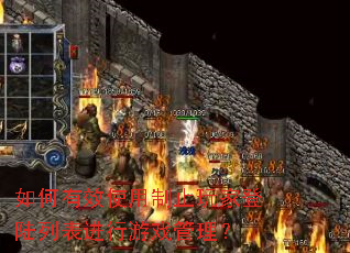 �����Чʹ����ֹ��ҵ�½�б�������Ϸ������