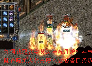 如何获取药尘焚诀与炼丹炉?斗气大陆吞噬灵火及丹塔入会必备任务攻略 如何获取药尘焚诀与炼丹炉?斗气大陆吞噬灵火及丹塔入会必备任务攻略