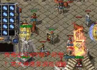 传奇论坛APP哪个好用?求大神推荐游戏攻略 传奇论坛APP哪个好用?求大神推荐游戏攻略
