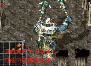 何时需要关闭网通传奇的自动拣货功能? 何时需要关闭网通传奇的自动拣货功能?