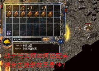 战士与法师如何搭配英雄合击技能效果最佳? 战士与法师如何搭配英雄合击技能效果最佳?
