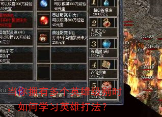 当你拥有多个英雄级别时,如何学习英雄打法? 当你拥有多个英雄级别时,如何学习英雄打法?