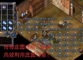 传奇庄园攻略:如何高效利用庄园功能? 传奇庄园攻略:如何高效利用庄园功能?