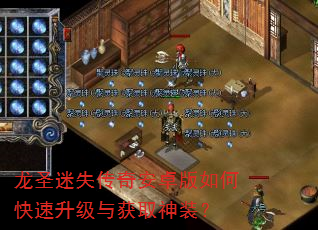 龙圣迷失传奇安卓版如何快速升级与获取神装? 龙圣迷失传奇安卓版如何快速升级与获取神装?