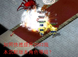 如何快速提升2003我本沉默版本角色等级? 如何快速提升2003我本沉默版本角色等级?