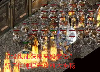 15级也能获取高级装备?新手快速提升攻略大揭秘 15级也能获取高级装备?新手快速提升攻略大揭秘