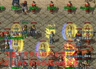 仿盛大传奇私服新手选什么职业好?职业选择攻略解析 仿盛大传奇私服新手选什么职业好?职业选择攻略解析