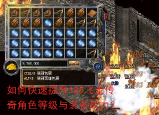 如何快速提升185飞龙传奇角色等级与装备战力? 如何快速提升185飞龙传奇角色等级与装备战力?